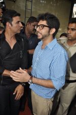 Akshay Kumar with Aditya Thackeray to launch Women safety defence centre in Andheri Sports Complex, Mumbai on 6th June 2014